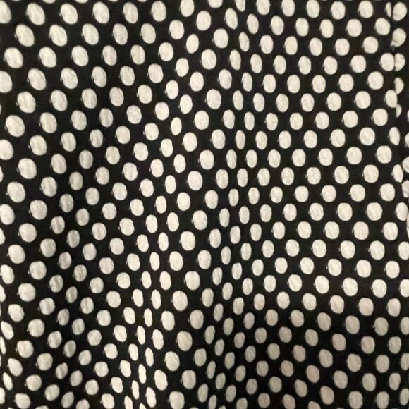 Kim Rogers Black & White Polka‎ Dot Dual Pocket Blazer Women’s Petite Small - Picture 3 of 5